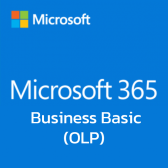 Microsoft 365 Business Basic (OLP) (Cloud Service) (ชุดโปรแกรมจัดการสํานักงาน ที่มีลิขสิทธิ์ถูกต้องตามกฎหมาย สำหรับองค์กรธุรกิจ | 9F5-00003) : License per 5 Devices (1-Year Subscription License) (New License) (9F5-00003)