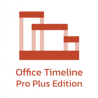Office Timeline Pro Plus Edition (ปลั๊กอิน PowerPoint รุ่นความสามารถสูงสุด เปลี่ยนข้อมูลการจัดการโครงการ ให้เป็นสไลด์นำเสนอที่สวยงาม เข้าใจง่าย) : Single User Licenses (1-Year Subscription License)