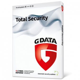 G Data Total Security : License per PC (1-Year Subscription License) (Windows only)