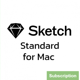 Sketch Standard for Mac - Subscription License (โปรแกรมออกแบบ UI UX สำหรับแอปพลิเคชัน และเว็บ รุ่นมาตรฐาน ลิขสิทธิ์แบบรายปี) : New License per Editor (1-Year Subscription License)