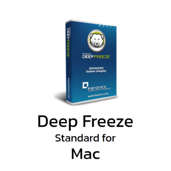 Deep Freeze for Mac (โปรแกรมแช่แข็งฮาร์ดดิสก์ สำหรับเครื่อง Mac ในออฟฟิศ ห้องแล็บ หรือเครื่องที่ให้บริการในที่สาธารณะ) : License per PC (1-Year Subscription License) (for Mac)