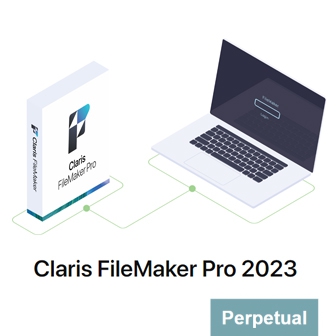Claris FileMaker Pro 2023 (โปรแกรมสร้าง App บน iPad iPhone Windows Mac และบนเว็บ สำหรับใช้คนเดียว) : Single License (Perpetual License)