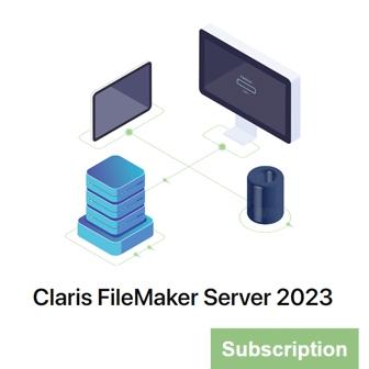 Claris FileMaker Server 2023 for Teams - Subscription License (โปรแกรมสร้าง App บน iPad iPhone Windows Mac และบนเว็บ สำหรับใช้ในองค์กรหลายคน ลิขสิทธิ์รายปี) : License per User (1-Year Subscription License)