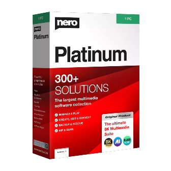 Nero Platinum Suite 2024 (รวมชุดโปรแกรมมัลติมีเดีย ไรท์แผ่น จัดการสื่อบันเทิง ตัดต่อวิดีโอ สำรองข้อมูล) : License per PC (Perpetual License) (Download Version)