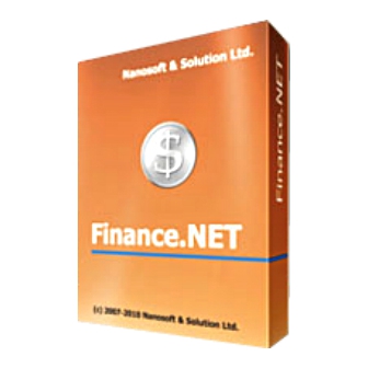 Nanosoft Finance.NET (โปรแกรมจัดการธุรกิจเช่าซื้อ ธุรกิจเงินกู้) : Standard (Stand Alone)