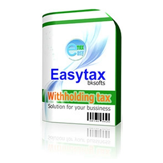 Easytax System (โปรแกรมหักภาษี ณ ที่จ่าย ใช้งานง่าย ออกรายงานการหักภาษีได้) : Easytax Advance สำหรับ 1 บริษัท (ผู้หักภาษี)