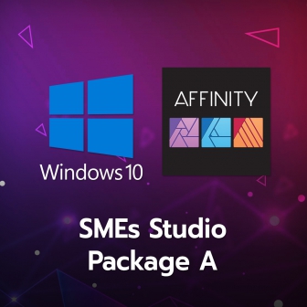 SMEs Studio Package A (ชุดโปรแกรมออกแบบ และ ระบบปฏิบัติการ Windows 10 สำหรับนักออกแบบ) : License per User (Perpetual License)