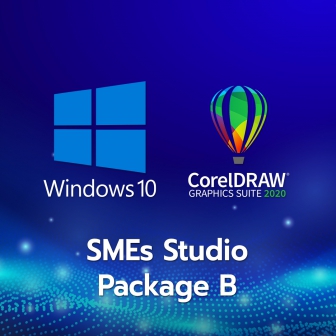 SMEs Studio Package B (ชุดโปรแกรมออกแบบ และ ระบบปฏิบัติการ Windows 10 สำหรับนักออกแบบ) : License per User (Perpetual License)