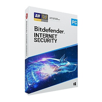 Bitdefender Internet Security 2024 : License per 3 Devices (1-Year Subscription License)