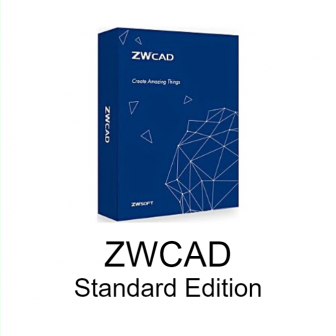 ZWCAD 2024 Standard Edition (โปรแกรมออกแบบ 2 มิติ ออกแบบวิศวกรรม 2D) : Single License per User (Perpetual License)