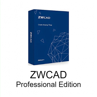 ZWCAD 2024 Professional Edition (โปรแกรมออกแบบ 3 มิติ ออกแบบวิศวกรรม 3D ในแบบ AutoCAD ในราคาถูก) : Single License per User (Perpetual License)