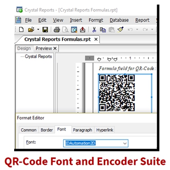 IDAutomation QR-Code Font and Encoder Suite (ปลั๊กอิน สร้างบาร์โค้ด 2 มิติ แบบ คิวอาร์โค้ด โดยใช้ฟอนต์ และตัวเข้ารหัสฟอนต์) : Single User License (Perpetual License)