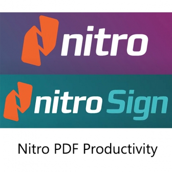 Nitro PDF Productivity (ชุดโปรแกรมจัดการเอกสาร PDF และ โซลูชันลายเซ็นอิเล็กทรอนิกส์ (eSignature)) : License per User (1-Year Subscription License)