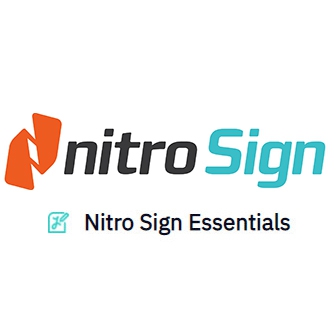 Nitro Sign Essentials (โซลูชันลายเซ็นอิเล็กทรอนิกส์ (eSignature) รุ่นเริ่มต้น) : License per User (1-Year Subscription License)