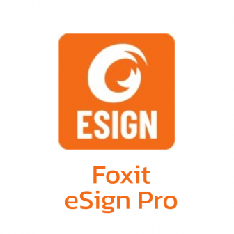 Foxit eSign Pro (โปรแกรมเซ็นเอกสารดิจิทัล เซ็นชื่อ รวบรวมลายเซ็น ติดตามการเซ็นชื่อ ครบวงจร รุ่นโปร) : License per User (1-Year Subscription License)