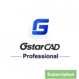GstarCAD 2024 Professional - Subscription License (โปรแกรมออกแบบ เขียนแบบ 2 มิติ / 3 มิติ รุ่นโปร ลิขสิทธิ์แบบรายปี) : License per User (1-Year Annual Subscription)