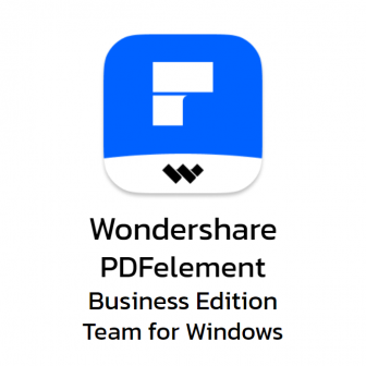 Wondershare PDFelement 10 Business Edition Team for Windows (โปรแกรมจัดการ PDF สร้าง แก้ไข แปลง ลงลายเซ็น แบบครบวงจร สำหรับองค์กร) : License per User (Perpetual License)