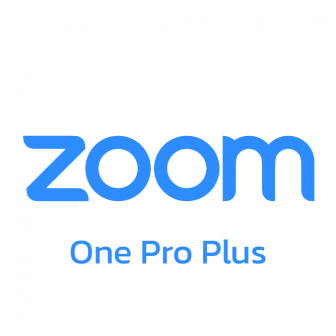 Zoom One Pro Plus (โปรแกรมประชุมออนไลน์ ประชุมทางไกล สำหรับ 1 Host รองรับผู้เข้าประชุม 100 คน พร้อมบริการเสริม (สั่งซื้อขั้นต่ำ 5 Hosts)) : License per Host (1-Year Subscription License)