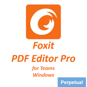 Foxit PDF Editor Pro for Teams 13 (Windows) - Perpetual License (โปรแกรมสร้าง และจัดการเอกสาร PDF รุ่นโปร สำหรับทีมงาน ระบบปฏิบัติการ Windows ลิขสิทธิ์ซื้อขาด) : License per User (Perpetual License)