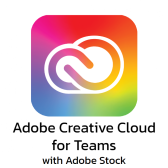 Adobe Creative Cloud for Team with Adobe Stock (ซื้อ Adobe Creative Cloud ของแท้ราคาถูก) : License per User with 10 Assets per Month (1-Year Subscription License)