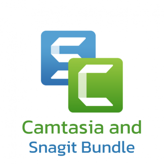 Camtasia and Snagit Bundle (ชุดโปรแกรมทำสื่อการสอน ตัดต่อวิดีโอ และ โปรแกรมจับภาพหน้าจอ อัดวิดีโอหน้าจอ) : Single License per User (Perpetual License) with 1-Year Maintenance