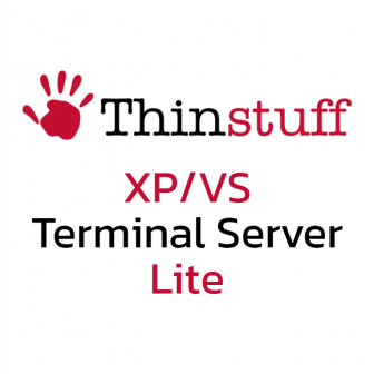 Thinstuff XP/VS Terminal Server Lite (โปรแกรมสร้างเทอร์มินัลเซิร์ฟเวอร์ จากเครื่อง PC รุ่นเริ่มต้น) : 1 connections for 1 server (Perpetual License)