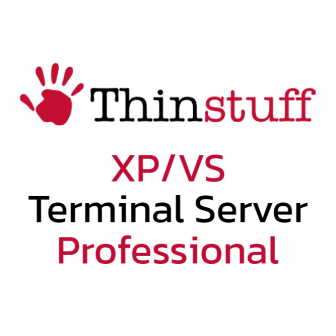 Thinstuff XP/VS Terminal Server Professional (โปรแกรมสร้างเทอร์มินัลเซิร์ฟเวอร์ จากเครื่อง PC รุ่นโปร) : 3 connections for 1 server (Perpetual License)