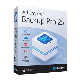 Ashampoo Backup Pro 25 (โปรแกรมสำรองไฟล์ข้อมูล กู้คืนข้อมูล ตั้งเวลา Backup ได้) : License per User (Lifetime License)